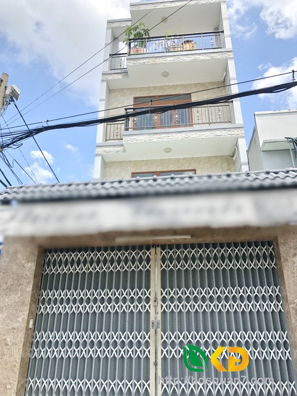 Bán nhà 2 lầu 2 mặt tiền hẻm 8m 160 Nguyễn Văn Quỳ quận 7.